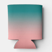 Aquamarin und rosa dosenkühler (Rückseite)