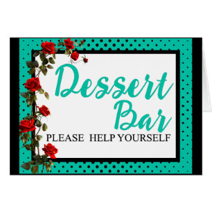 Aquamarin und Rote Rosen Bar der Zuckerkulls-Wüste