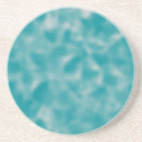 Aquamarin und Weiß gesprenkelt