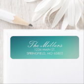 Aquamarin verschwommene Adressmarken (Insitu)