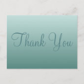 Aquamarin Vielen Dank, Postkarten (Vorderseite)