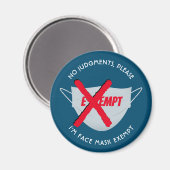 Aquamarin | VORAUSSETZUNG FÜR DIE OBERFLÄCHENMASKE Magnet (Vorderseite/Rückseite)