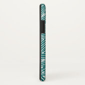Aquamarin Waves iPhone Case (Hinten/Rechts)