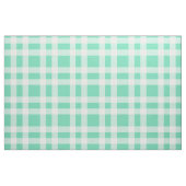 Aquamarin Weiß Karomuster Stoff (Fat Quarter (45,7 x 55,9 cm))