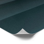 Aquamarin-weiße Digitaltapete Poster (Ecke)