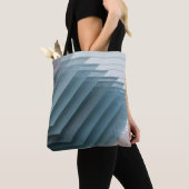 Aquamarin-weiße Digitaltapete Tasche (Von Nahem)