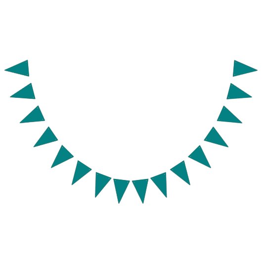 aquamarin wimpelkette (Alle)