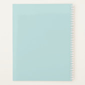 Aquamarin / Wochen/Monatsplaner Planer (Rückseite)