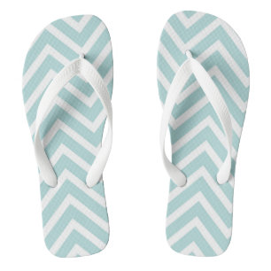 Aquamarin Zickzack Badesandalen