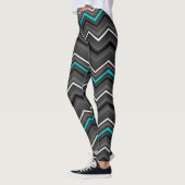 Aquamarin Zig Zag mit Band...TN Leggings (Links)