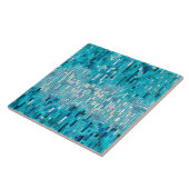 Aquamarine Abstrakt Mosaik Kunst, Dichtung und Mus Fliese (Seite)