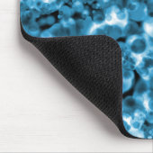 Aquamarine Abstrakte Blase-Maus-Pad Mousepad (Ecke)