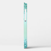 Aquamarine Abstrakte Libellenfliege Case-Mate iPhone Hülle (Rückseite / Links)