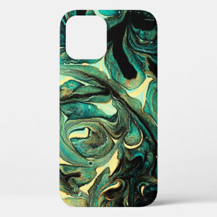 Aquamarine Acrylfarben: abstrakter Hintergrund. Case-Mate iPhone Hülle