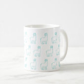 Aquamarine Alpaka-Tasse Kaffeetasse (VorderseiteRechts)