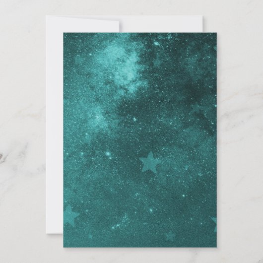 Aquamarine Ankündigung Datum freihalten (Rückseite)