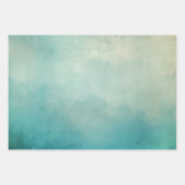 Aquamarine Aqua Green Textur Geschenkpapier Set (Vorderseite 3)