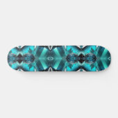 Aquamarine Aquamariner Edelstein Magie Skateboard (Horizontal)