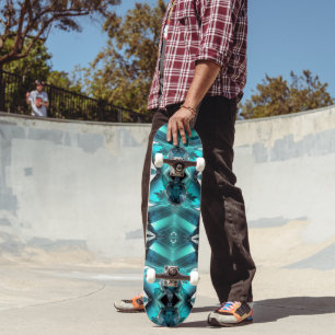 Aquamarine Aquamariner Edelstein Magie Skateboard