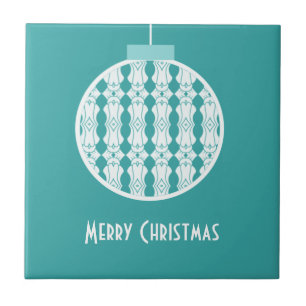 Aquamarine Art Deco Fliese