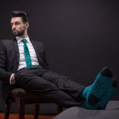 Aquamarine Ärzte, medizinische Fachkräfte Doodle Krawatte