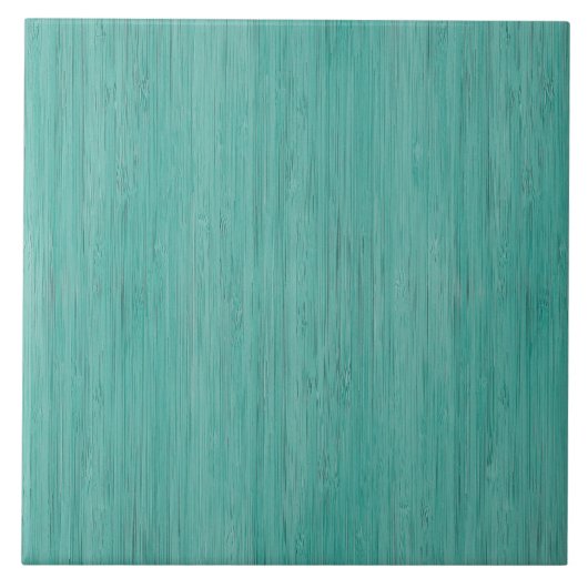Aquamarine Bamboo Holz Grain Look Fliese (Vorderseite)