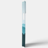 Aquamarine Berge Case-Mate iPhone Hülle (Rückseite / Rechts)