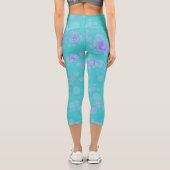 Aquamarine Blasen Capri Leggings (Rückseite)