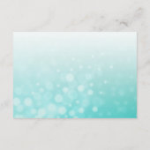 Aquamarine Blasen-Merkkarte Begleitkarte (Rückseite)