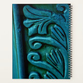 Aquamarine Blätter Planer (Rückseite)