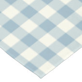 Aquamarine-Blau-Gingham-Muster-Karo-Tischdecke Tischdecke (Schrägansicht)