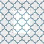 Aquamarine-Blau-marokkanisches Stoff (Kachel)