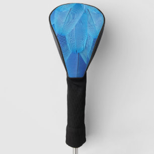 Aquamarine blaue Federn des Macaw Parrot Golf Headcover