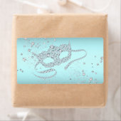 Aquamarine blaue Maskerade Party Wasser Flaschen E (Insitu)