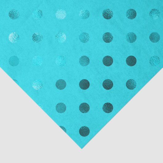 Aquamarine blaue metallische seidenpapier (Ausschnitt)