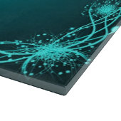 Aquamarine blaue Tagtraum-Inspiration romantisch Schneidebrett (Ecke)