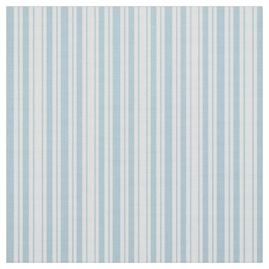 Aquamarine blaue und weiße französische tickende stoff (Muster)