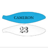 Aquamarine Blauer Name Ball Player Number-Ätzung Mini Basketball (Panele)