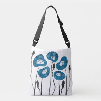 Aquamarine Blaupflaumen - Crossbody-Beutel Tragetaschen Mit Langen Trägern