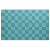 Aquamarine Blockdruckvorlage aus gescheiltem Leder Stoff (Fat Quarter (45,7 x 55,9 cm))