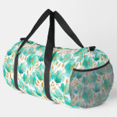 Aquamarine Blossom Travel Duffel Bag Duffle Bag (Rechte Ecke)