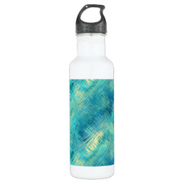 Aquamarine Blue Crystal Gel Textur Trinkflasche