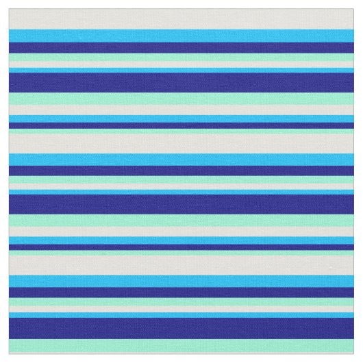 Aquamarine, Blue, Deep Sky Blue und Light Cyan Stoff (Nahaufnahme)