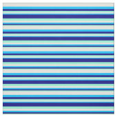 Aquamarine, Blue, Deep Sky Blue und Light Cyan Stoff (Muster)