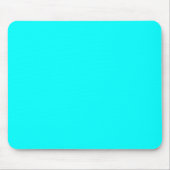 Aquamarine Blue Elegante Modefarbe Mousepad (Vorne)