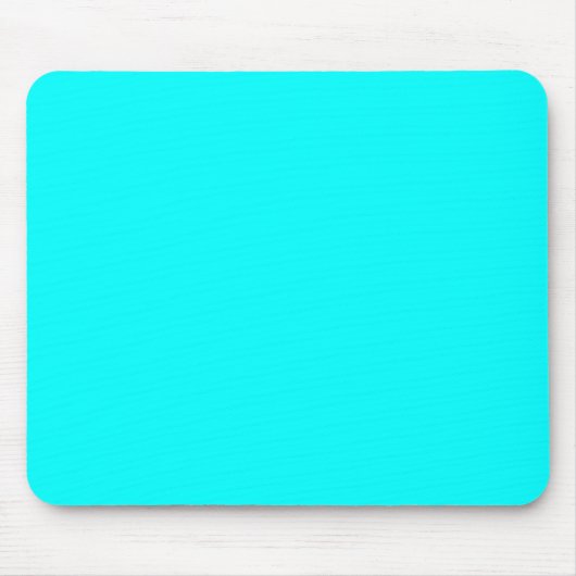 Aquamarine Blue Elegante Modefarbe Mousepad (Vorne)