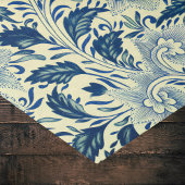Aquamarine Blue Foliage Blätter Vintage chinesisch Seidenpapier