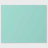 Aquamarine Blue Geschenkpapier (Flach)