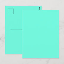 Aquamarine Blue Green Türkis Solid Color