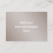 Aquamarine Blue Palm Tree Visitenkarten Visitenkarte (Rückseite)